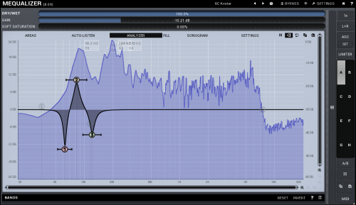 Room Correction EQ curve